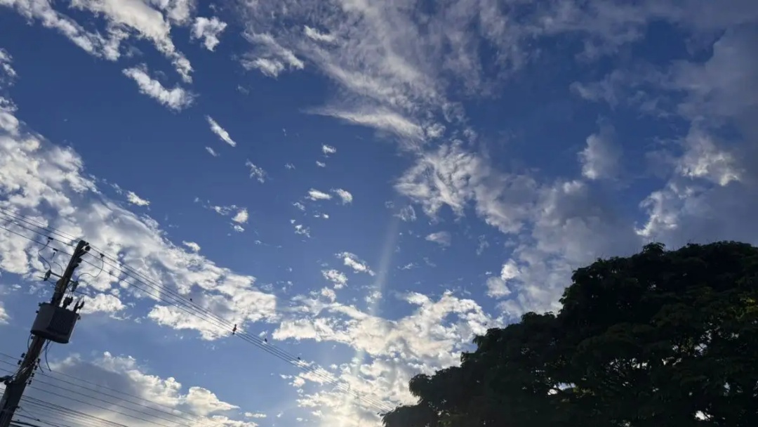 Tempo instável segue nesta terça-feira com calor e temporais em MS