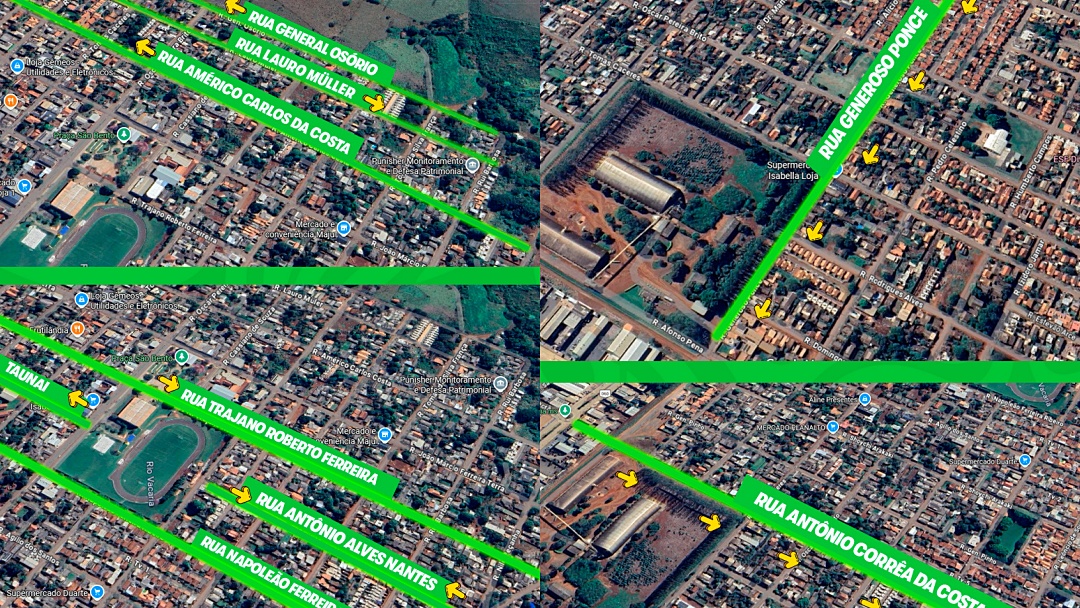 Prefeitura implanta m&atilde;o &uacute;nica em sete ruas do bairro S&atilde;o Bento a partir de quarta-feira