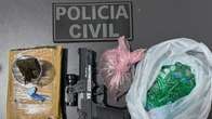 Suspeito de assalto a resid&ecirc;ncia &eacute; detido em Bela Vista com armas e drogas