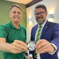 Michelle divulga mensagem de Bolsonaro e antecipa Marcos Pollon como pr&eacute;-candidato ao Senado