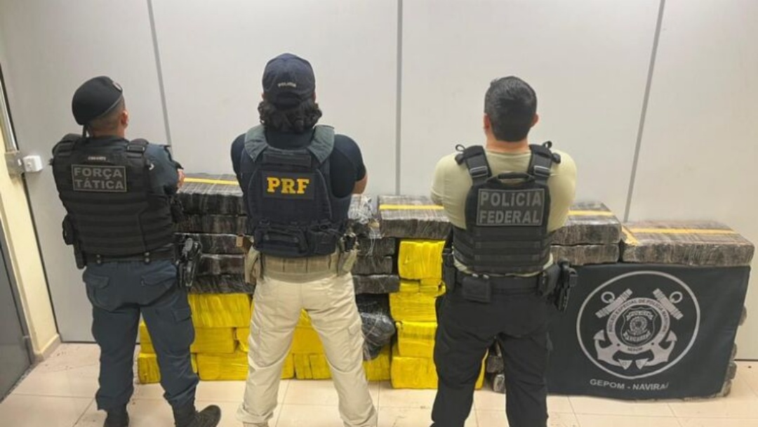 A&ccedil;&atilde;o conjunta apreende mais de meia tonelada de maconha