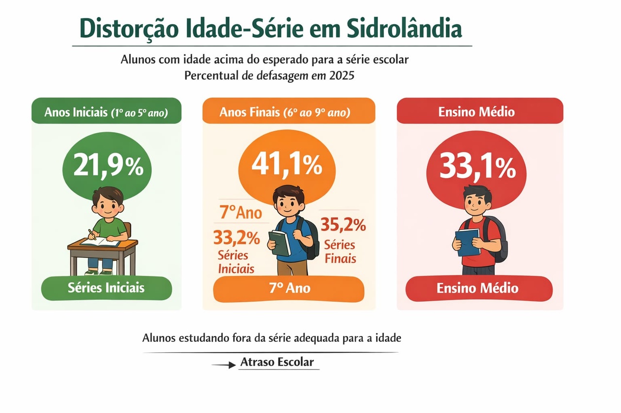 Sidrol&acirc;ndia perde alunos na rede p&uacute;blica e ensino m&eacute;dio registra queda de quase 20% em dez anos