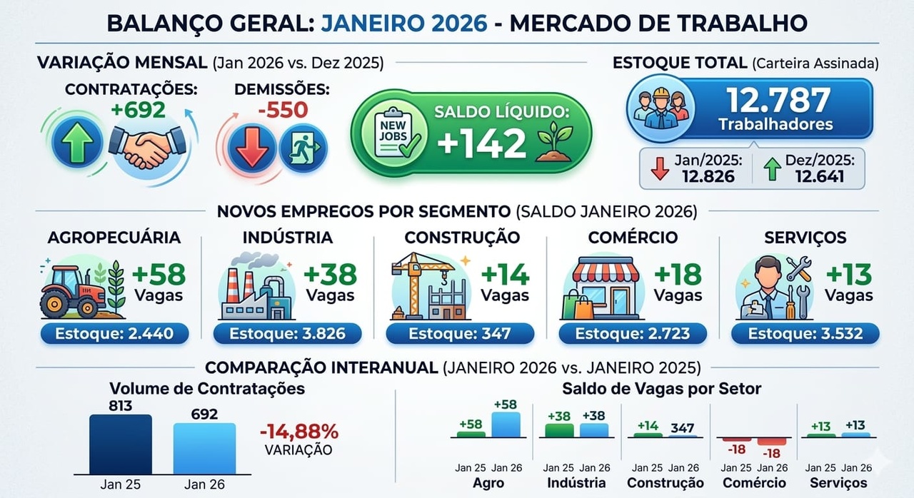 Ind&uacute;stria corta quase 500 empregos em um ano e puxa queda no mercado formal de Sidrol&acirc;ndia