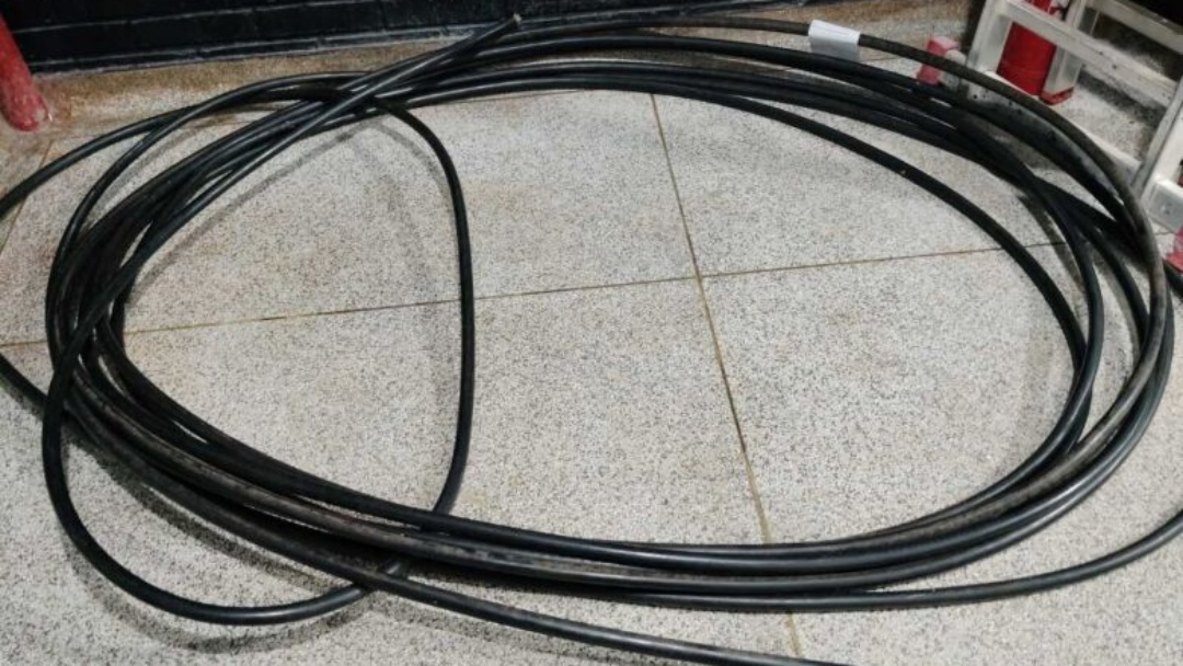 Homem &eacute; preso em flagrante furtando fia&ccedil;&atilde;o durante a madrugada