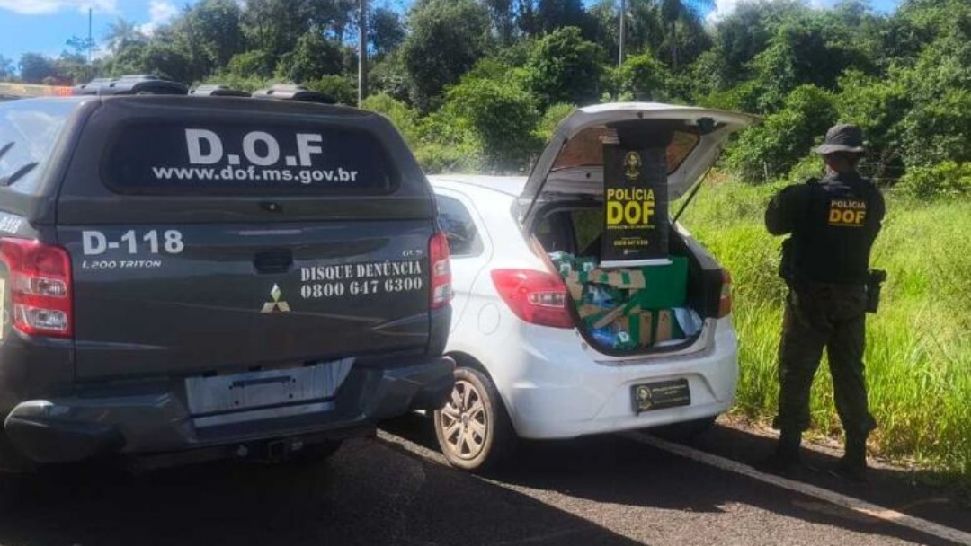 Homem de 36 anos &eacute; preso e adolescente de 17 apreendida com carga de drogas