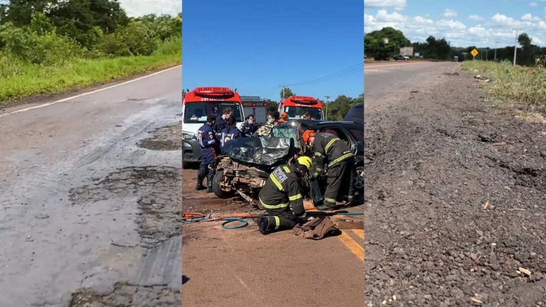 Antes de acidente, vereadores e deputada pediram recuperação da MS-080 em Rochedo