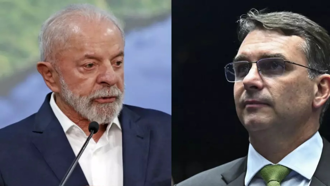 Presidente Lula da Silva e Fl&aacute;vio Bolsonaro empatam em 46% em um eventual 2&ordm; turno   