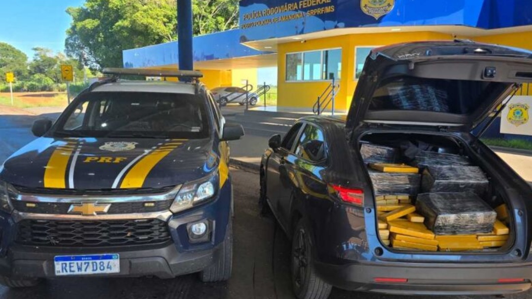 Maconha apreendida com carioca na BR-376 totalizou mais de 1,2 tonelada