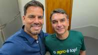 Ao afirmar que pesquisa decidir&aacute; disputa interna do PL, Fl&aacute;vio Bolsonaro fortalece Contar ao Senado