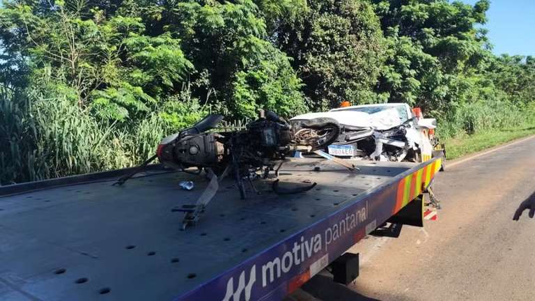 Jovem morre ap&oacute;s colis&atilde;o com caminhonete terceirizada que presta servi&ccedil;o na BR-163