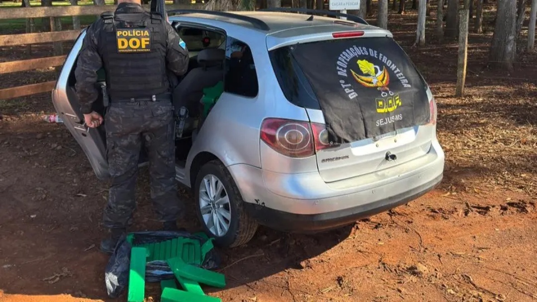 Motorista &eacute; preso com maconha avaliada em R$ 200 mil na MS-156