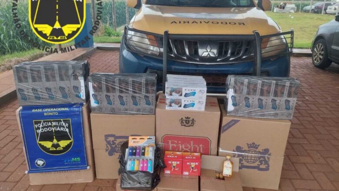 Fiscaliza&ccedil;&atilde;o na MS-166 apreende mercadorias estrangeiras sem nota avaliadas em R$ 15 mil