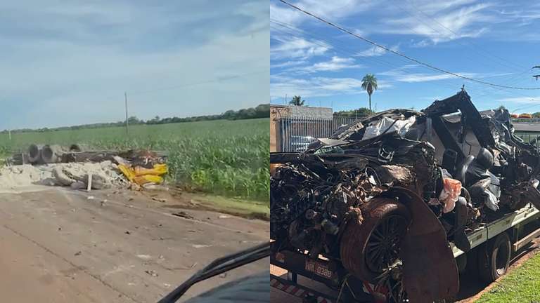 Trag&eacute;dia na BR-060: motorista invade pista contr&aacute;ria e morre em colis&atilde;o frontal em Sidrol&acirc;ndia