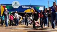 Servidores municipais fazem mobiliza&ccedil;&atilde;o em frente ao Pa&ccedil;o por reajuste de 12%