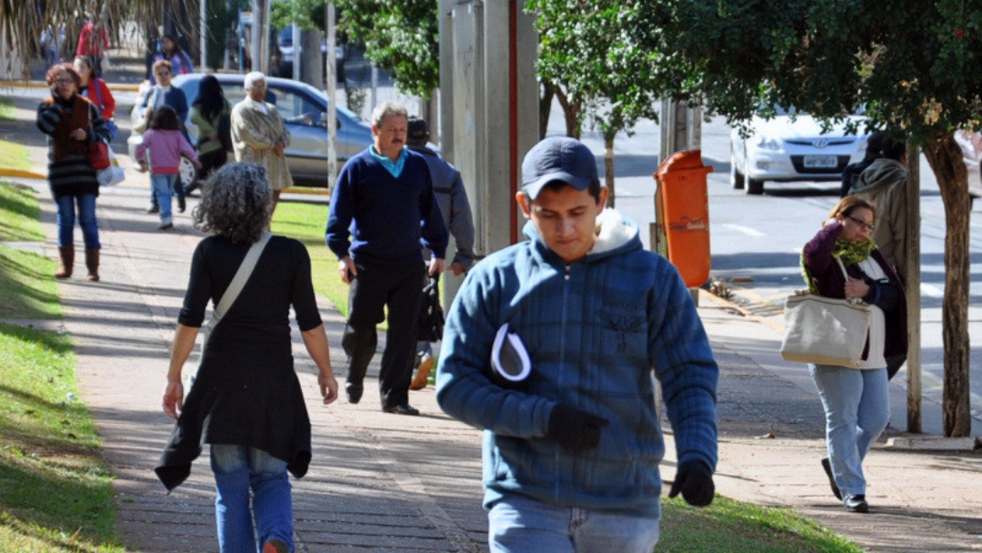 Massa de ar frio derruba temperaturas em MS no s&aacute;bado