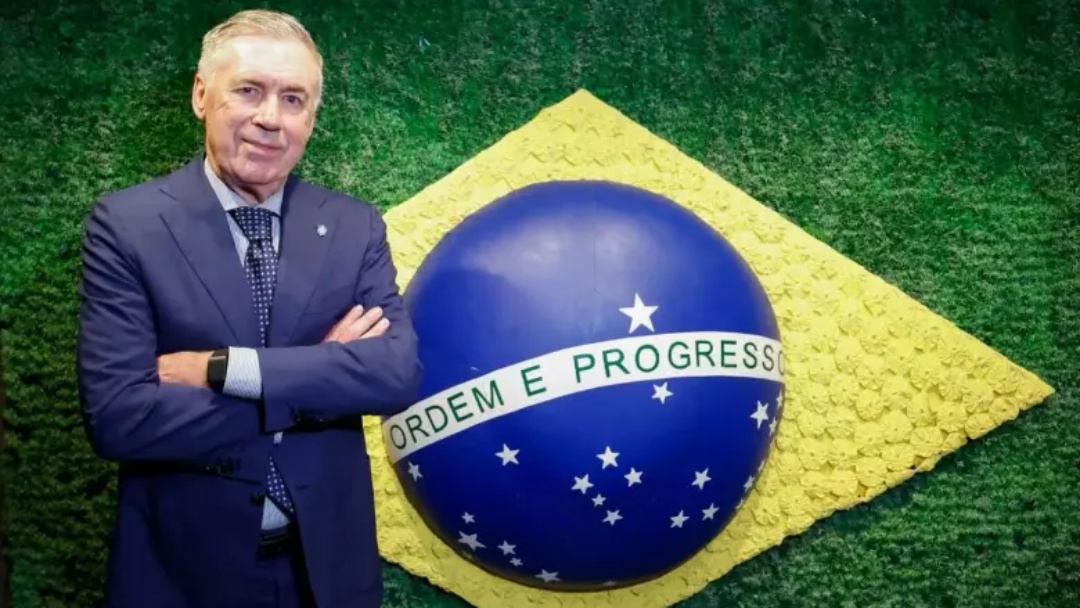 CBF renova contrato de Carlo Ancelotti at&eacute; 2030