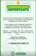 Prefeitura reconhece danos provocados pelas chuvas e mobiliza equipes