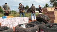 Grupo &eacute; preso com 700 pacotes de cigarros contrabandeados em Campo Grande