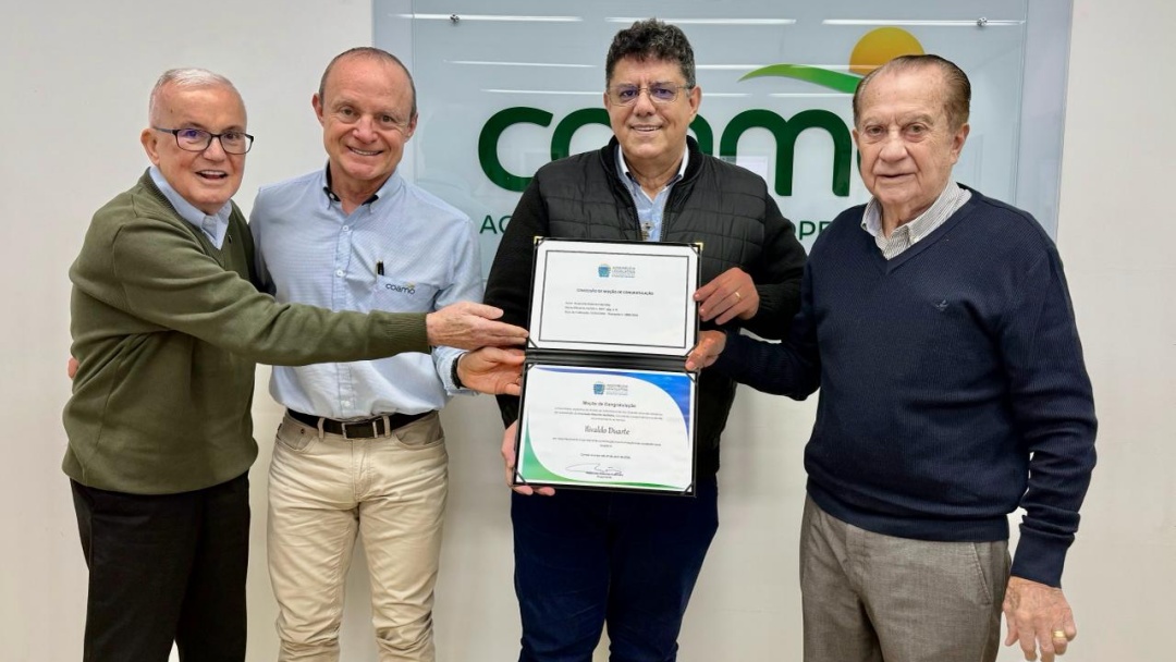 Hashioka homenageia Ilivaldo Duarte e destaca fortalecimento do cooperativismo em MS