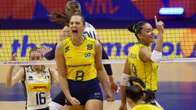 Sele&ccedil;&atilde;o feminina de v&ocirc;lei vence joga&ccedil;o de cinco sets e encerra invencibilidade da It&aacute;lia   