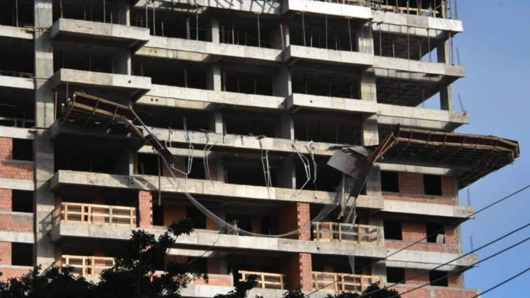 Operário morre após queda do 19º andar de prédio em construção em Campo Grande