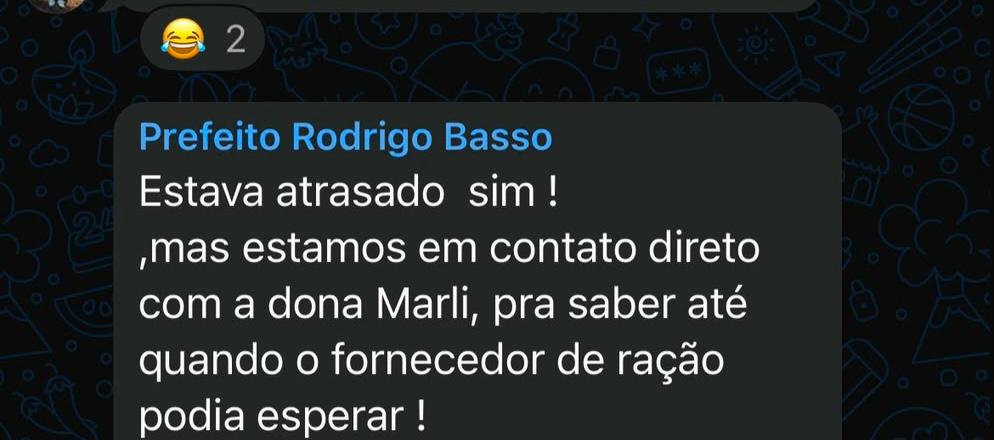 Ao acusar reportagem de 'fake news', prefeito acaba desmentido pelos fatos, reconhece atraso e faz doação de R$ 100 ao abrigo dos animais