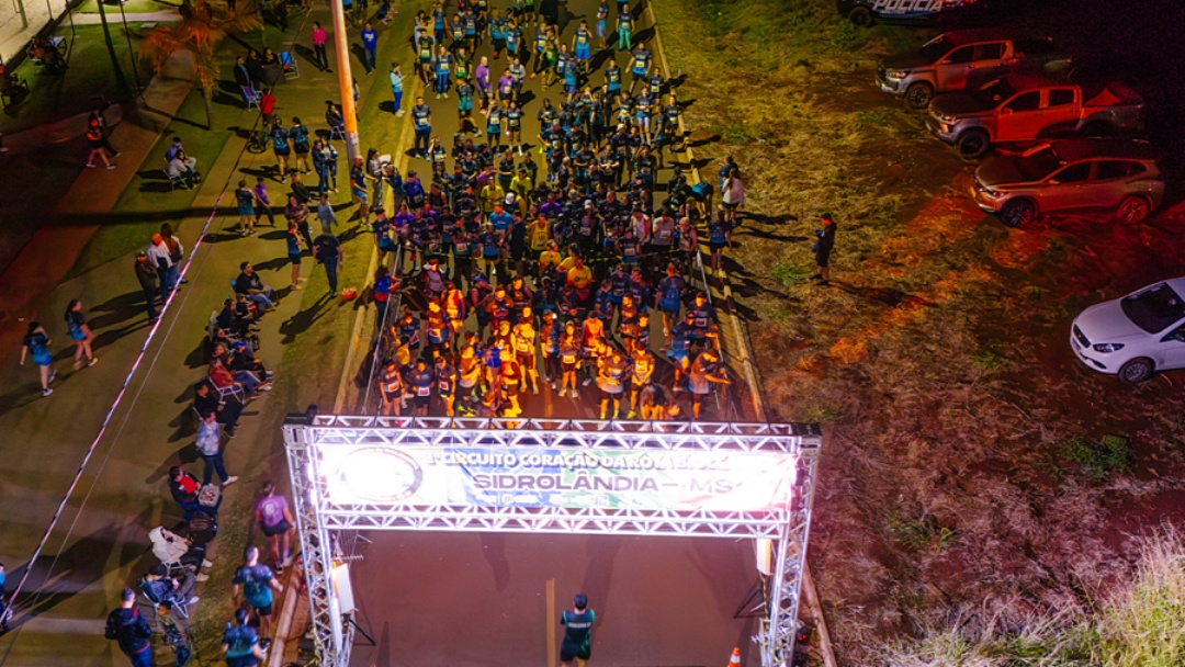 Com 700 atletas inscritos, Corrida Noturna movimenta Sidrolândia neste sábado (18)