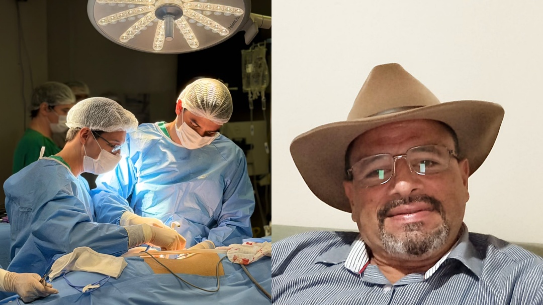 Já em casa, professor Paiva se recupera de cirurgia e sonha em voltar à sala de aula