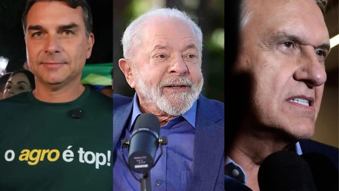 Lula empata tecnicamente em 2° turno com Flávio e Caiado